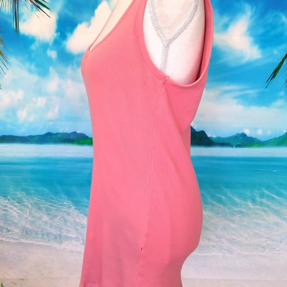 Bath & Body Works Pink Ribbed Tank L/XL - Picture 4 of 7